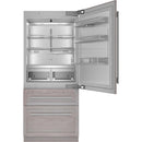  Thermador 36-inch, 19 cu. ft. Built-in Bottom Freezer Refrigerator with Home Connect T36IB100SP IMAGE 2