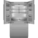  Thermador 42-inch, 23.1 cu. ft. Built-in French 4-Door Refrigerator with Home Connect T42BT110NS IMAGE 2