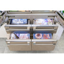  Thermador 48-inch, 26.7 cu. ft. Built-in French 6-Door Refrigerator with Home Connect T48BT120NS IMAGE 8