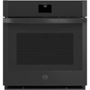  GE 27-inch, 4.3 cu. ft. Built-in Single Wall Oven with True European Convection JKS5000DVBB IMAGE 1