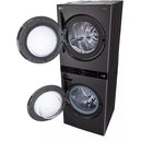  LG Stacked Washer/Dryer Electric Laundry Center with Wi-Fi WKHC252HBA IMAGE 3