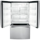  GE 36-inch, 21.9 cu.ft. Counter-Depth French 3-Door Refrigerator with Interior Ice Maker GWE22JYMFS IMAGE 2