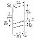  Thermador 36-inch Door Panel TFL36IB100 IMAGE 2