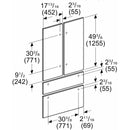  Thermador 36-inch Door Panel TFL36IT100 IMAGE 2