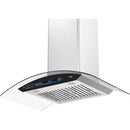  Vesta 30-inch Bremen Series Wall Mount Range Hood with Voice Control DC Motor VRH-BREMEN-30SS IMAGE 4