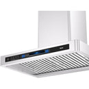  Vesta 36-inch Hamburg Series Wall Mount Range Hood with Voice Control DC Motor VRH-HAMBURG-36SS IMAGE 3