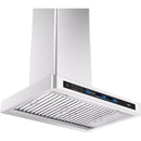  Vesta 36-inch Hamburg Series Wall Mount Range Hood with Voice Control DC Motor VRH-HAMBURG-36SS IMAGE 4
