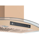  Vesta 36-inch Amsterdam Series Wall Mount Range Hood VRH-AMSTERDAM-36GS IMAGE 3