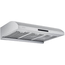  Vesta 30-inch Akron Series Under Cabinet Range Hood VRH-AKRON-30SS IMAGE 2