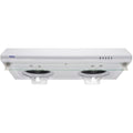 Vesta 30-inch Dallas Series Under Cabinet Range Hood VRH-DALLAS-30WH IMAGE 1