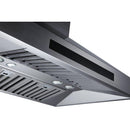  Vesta 36-inch Prague Series Island Hood VRH-PRAGUE-36SS IMAGE 3