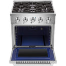  Vesta 30-inch Freestanding Gas Range VRG-ONTARIO-30SS IMAGE 2