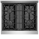  Vesta 30-inch Freestanding Gas Range VRG-ONTARIO-30SS IMAGE 4