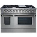  Vesta 48-inch Freestanding Gas Range VRG-ONTARIO-48SS IMAGE 1