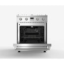  Vesta 30-inch Freestanding Gas Range VRG-ALBERTA-30SS IMAGE 4