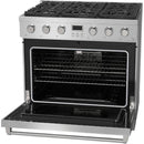  Vesta 36-inch Freestanding Gas Range VRG-ALBERTA-36SS IMAGE 2