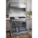  Vesta 48-inch Freestanding Gas Range VRG-ALBERTA-48SS IMAGE 5