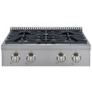  Vesta 30-inch Built-in Gas Rangetop VRG-QUEBEC-30SS IMAGE 1