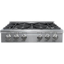  Vesta 36-inch Built-in Gas Rangetop VRG-QUEBEC-36SS IMAGE 1