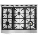  Vesta 36-inch Built-in Gas Rangetop VRG-QUEBEC-36SS IMAGE 2