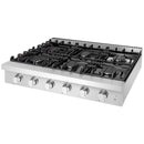  Vesta 36-inch Built-in Gas Rangetop VRG-MANITOBA-36SS IMAGE 4