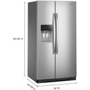  Whirlpool 36-inch Side-by-Side Refrigerator with Water and Ice Dispenser WRSF6536RZ IMAGE 8