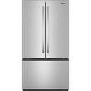  Whirlpool 36-inch, 31 cu. ft. Freestanding French 3-Door Refrigerator with Interior Ice Maker WRFF3136SZ IMAGE 1