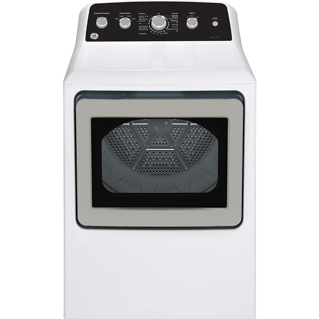 GE 7.2 cu. ft. Gas Dryer with SaniFresh Cycle GTD49GBMRWS IMAGE 1