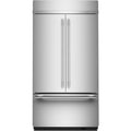  KitchenAid 42-inch, 24.2 cu. ft. Built-in French 3-Door Refrigerator KBFN542SPS IMAGE 1