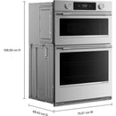  KitchenAid 30-inch Built-in Combination Wall Oven with Microwave Oven with Convection Technology KOEC730SPS IMAGE 9