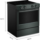  KitchenAid 30-inch Slide-in Electric Range with  Convection Cooking Modes YKSES530SJP IMAGE 9