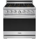  Thor Kitchen 36-inch Freestanding Dual Fuel Range XRG36E IMAGE 1