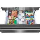  Frigidaire Professional 36-inch, 26.3 cu. ft. Freestanding French 4-Door Refrigerator with Custom-Flex® Temperature Drawer PRMS2790BF IMAGE 8