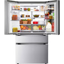  LG 36-inch, 29 cu. ft. French 4-Door Refrigerator with Mirror InstaView® MyColor® and Mini Craft Ice® LF29S9775S IMAGE 7